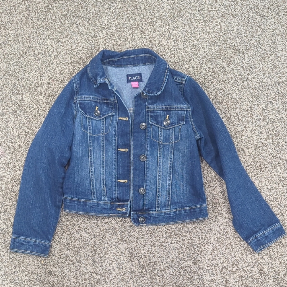 3/$30 Place Denim Jean Jacket Size Medium 7/8